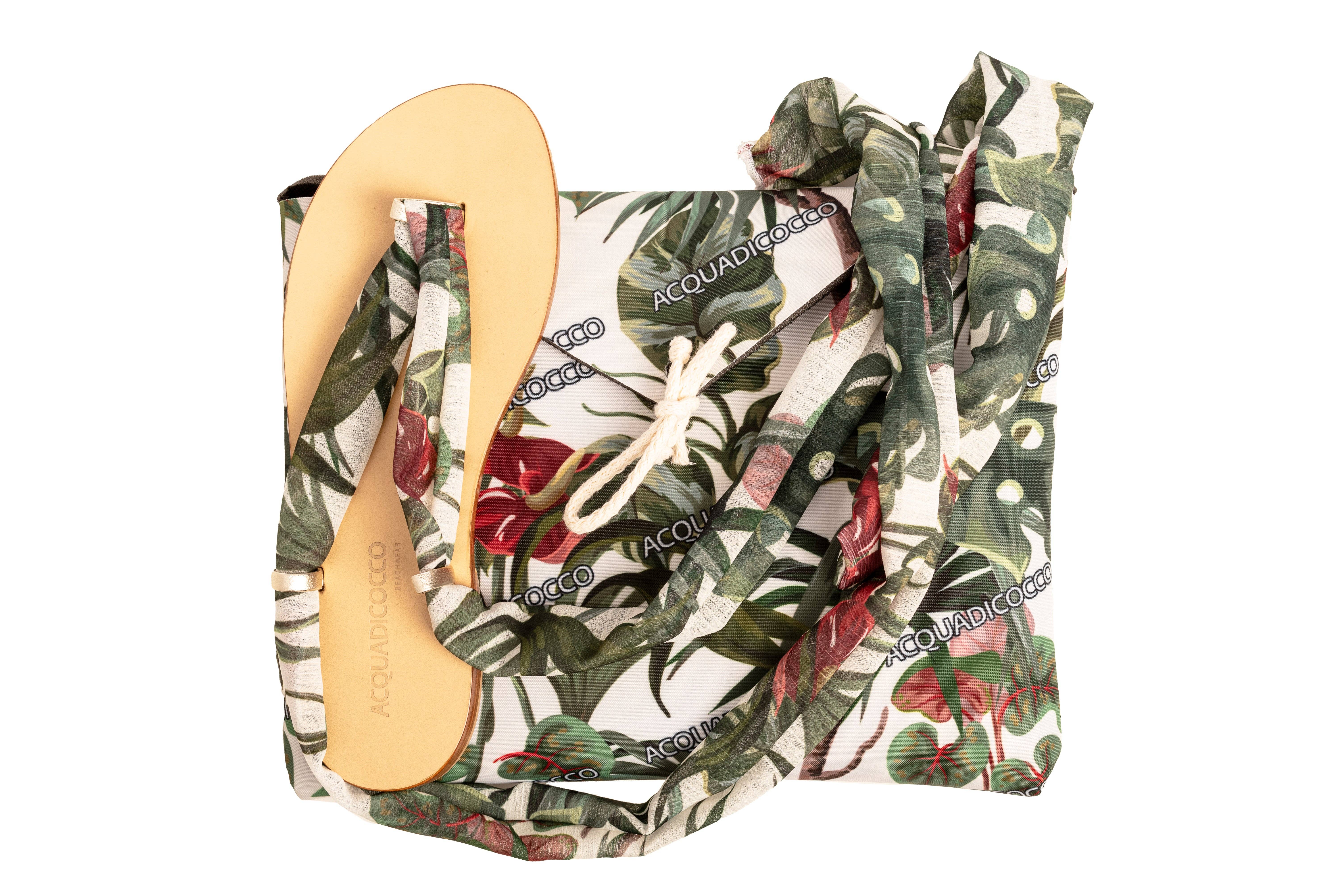 ACQUADICOCCO - Wholesale Sandals - Women's - Real Leather Schiava Sandal - Jungle