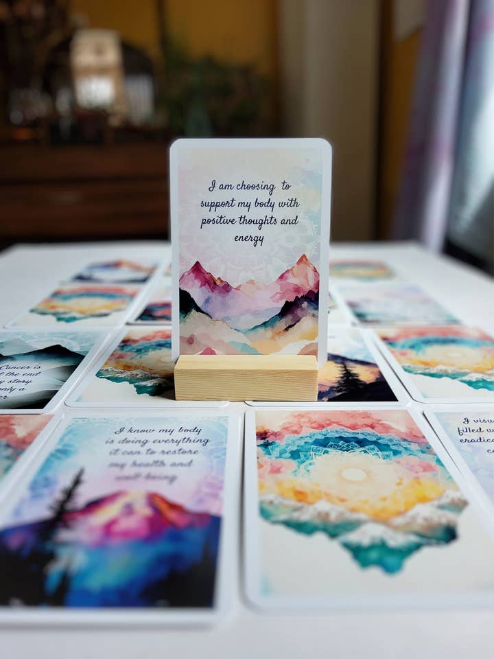 Cancer Warrior Affirmation Cards for wholesale by Nashami