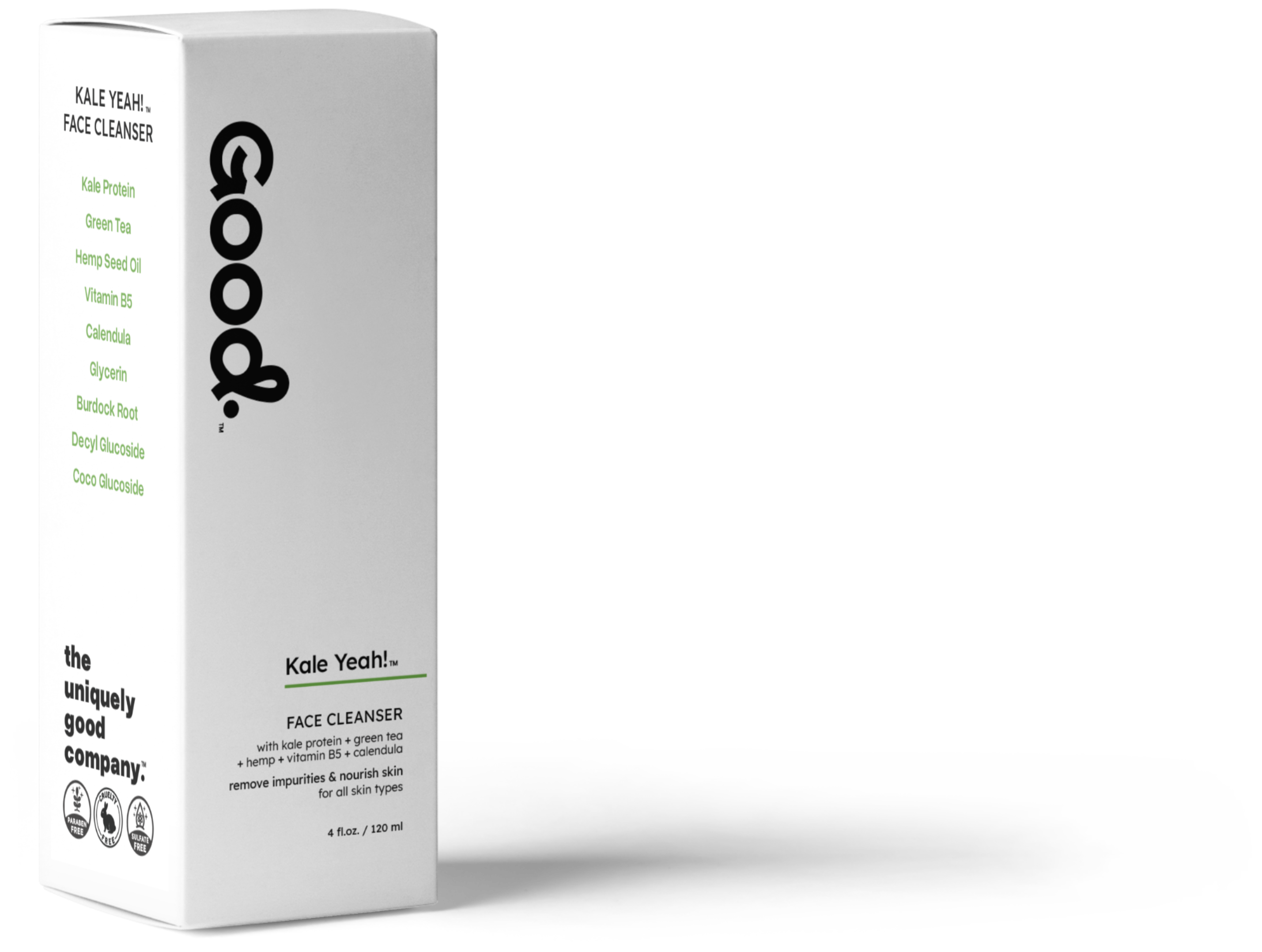 Good Organics - Wholesale Facial Cleanser - Kale Yeah! Green Tea with Hemp Face Cleanser2