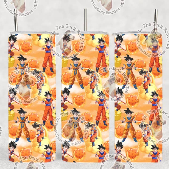 The Geek Boutique - Wholesale Insulated Mug/Tumbler - DBZ Orange Ball Anime Cartoon Manga Tumbler