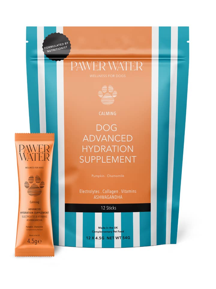 PAWER WATER For Dogs : CALMING | 5 sticks pouch for wholesale by Pawer Water