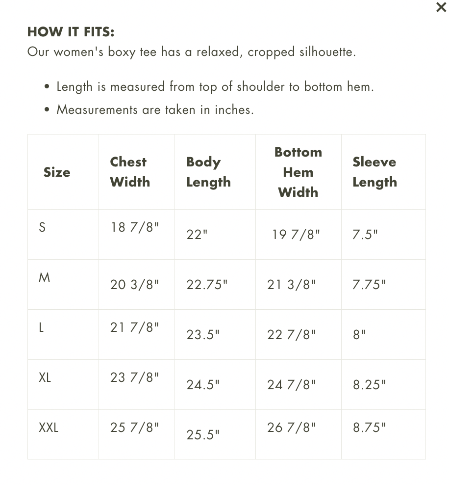 The Landmark Project – Engroshandel T-shirt med print - Dame – Hold Vores Skove Grønne og Voksende Kvinders Kortærmet Boxy T-shirt med Lomme7