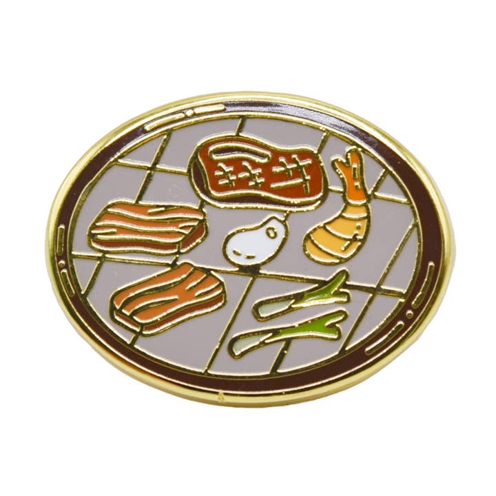 Korean Barbecue Pin | Asian Food Pin for wholesale by DoodlesbyIndy