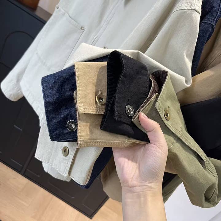 Rosa Clothing - Wholesale Jacket - Women's - Vintage-Inspired Classic barn jacket cropped jacket2