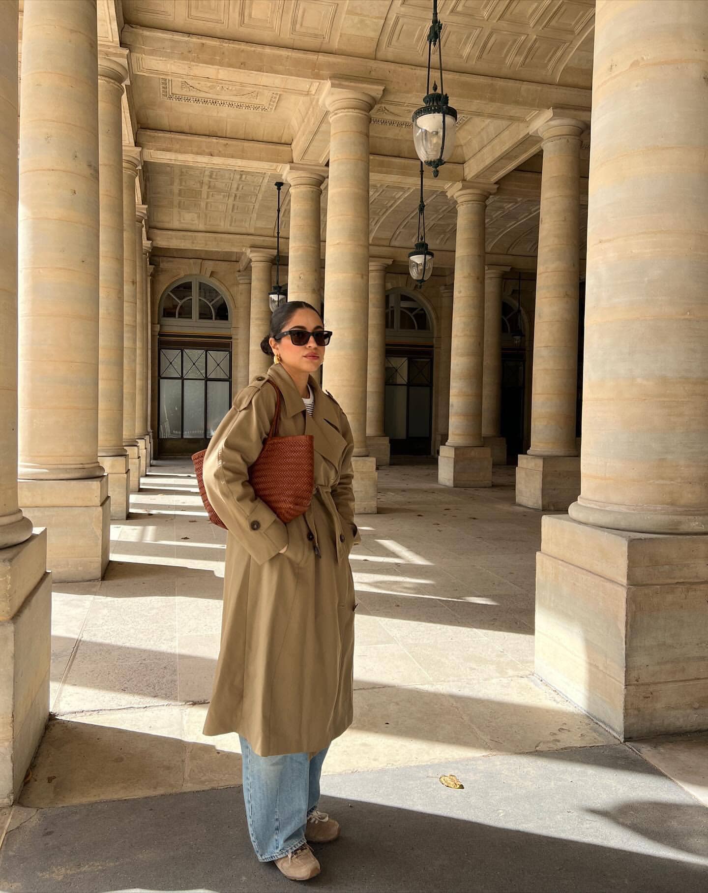 Sook Stainable - Vente Tote bag – femme - Carmel - Sac fourre-tout en cuir en U tissé à la main15