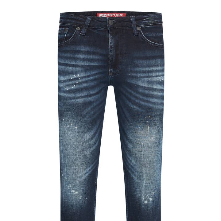 Kuse Skinny Fit Stretch Jeans Dark Blue Used 12247 for wholesale by Rusty Neal