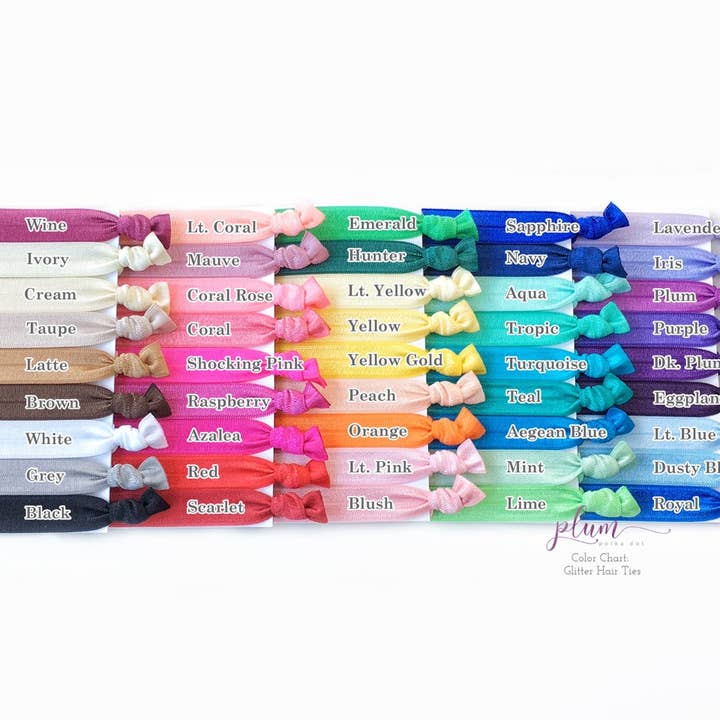 PlumPolkaDot - Vente Élastique à cheveux - Élastiques à cheveux de ballet : cadeaux, équipe de danse et cadeaux de récital2