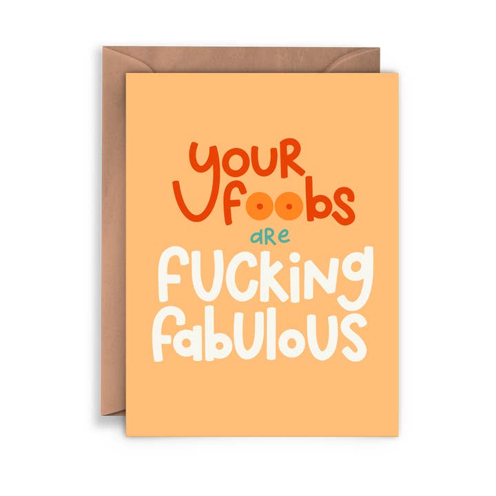 Your Foobs are Fabulous for wholesale by Twentysome Design