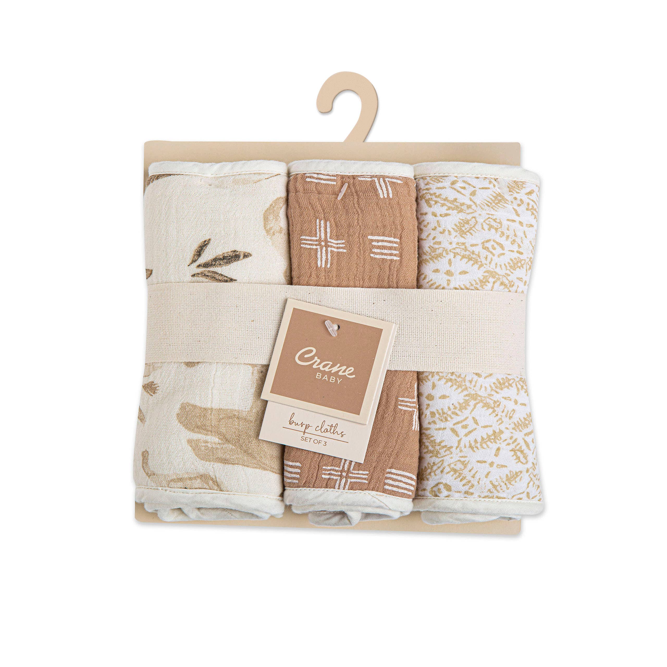 Crane Baby - Vente Set de bavoirs d'épaule – bébé - Lot de 3 langes d'épaule Kendi10