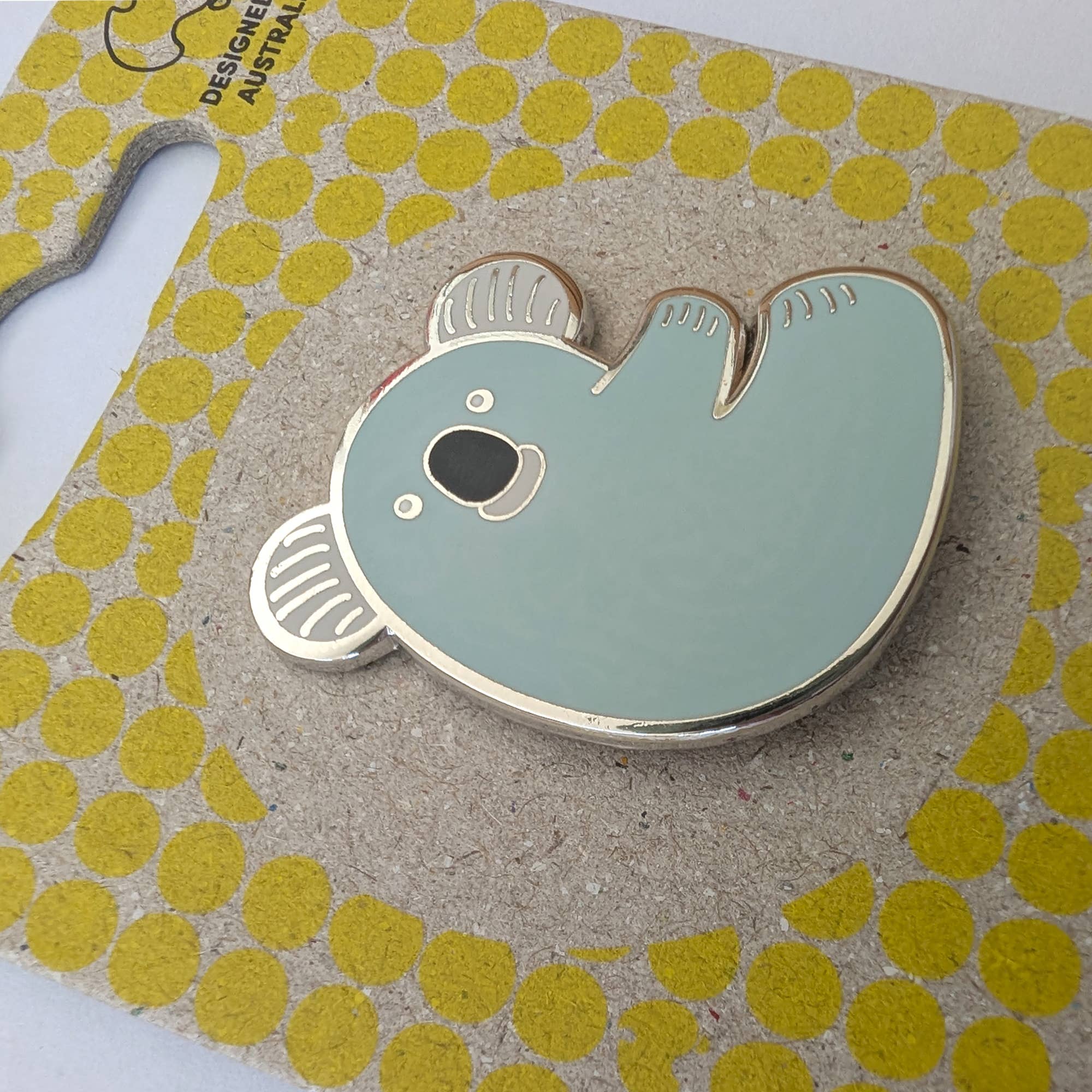 Bushpress - Wholesale Lapel Pin/Button - Koala enamel pin, blue3