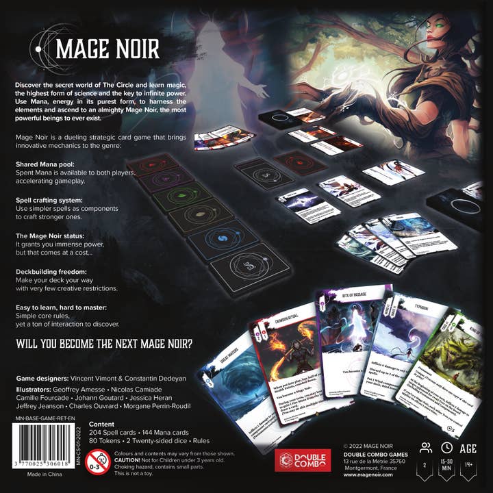 QMDirect - Wholesale Card Game - Mage Noir1