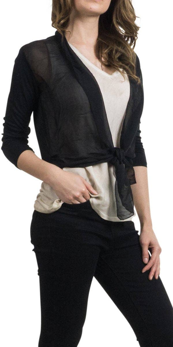 Gigi Moda - Wholesale Cardigan - Women's - Silk Front Cardigan26