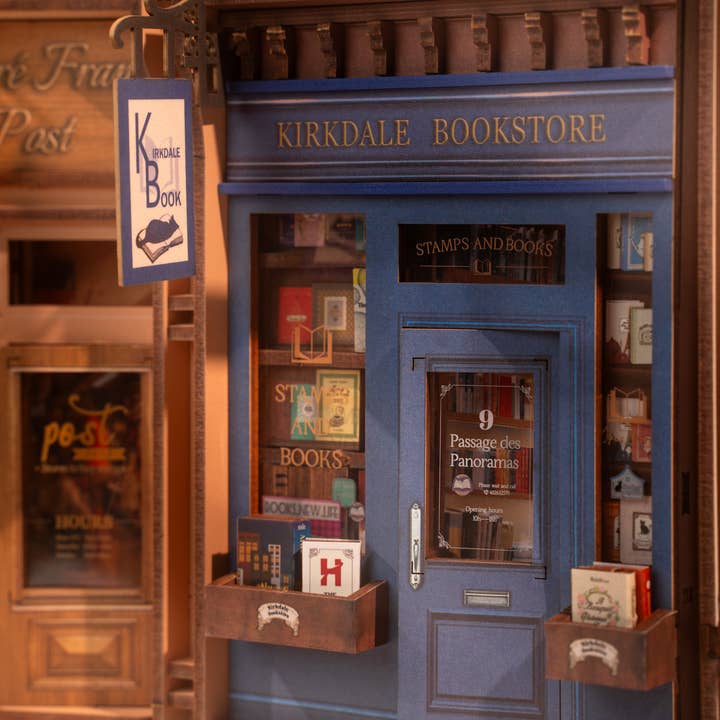 Hands Craft - Wholesale Puzzle - Kids - DIY Book Nook Kit: Paris Arcade Date with Dust Cover8