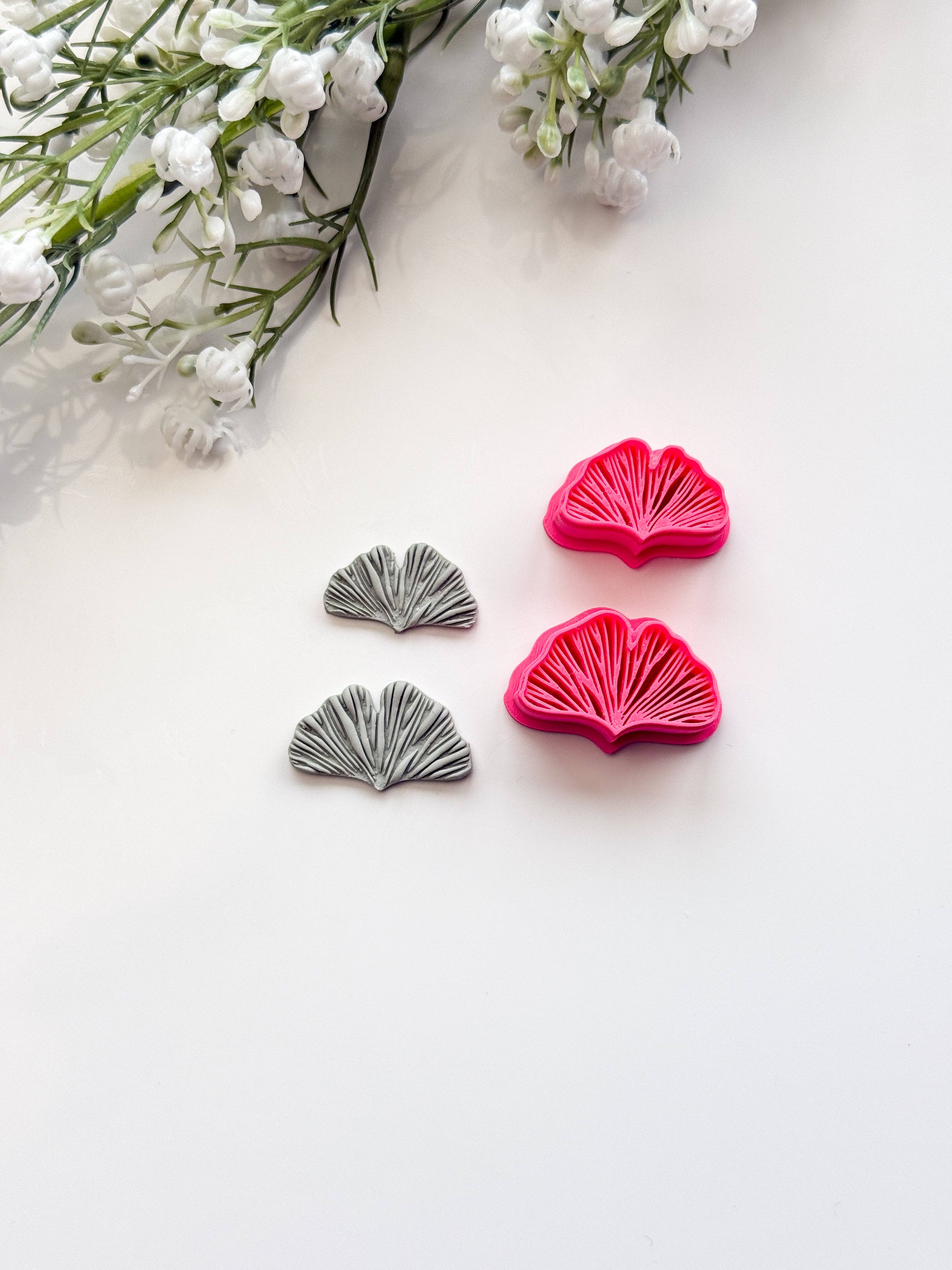 Tera Clay - Wholesale Craft Tool - Ginkgo Leaf Spring Polymer Clay Cutter6