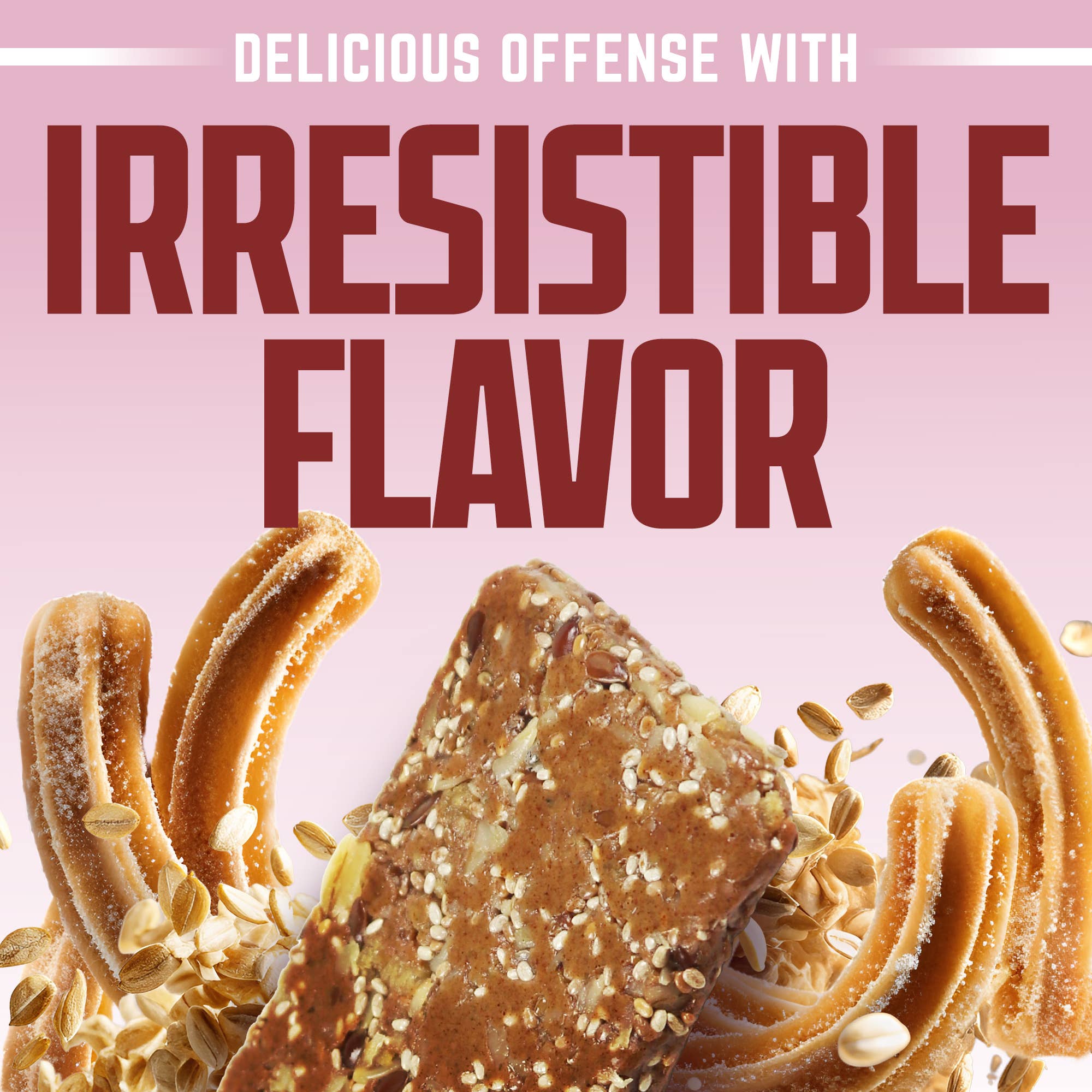 Defender Bar – wholesale Snack bar – NEW: Cinnamon Churro Oatmeal Defender Bar (24 bars)4