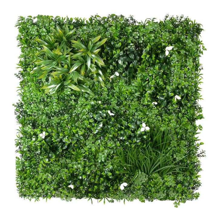 Luxus Weißer Oase Künstlicher Vertikaler Garten 40" x 40" 11SQ FT Gewerbequalität UV-beständig für den Großhandel von Designer Plants