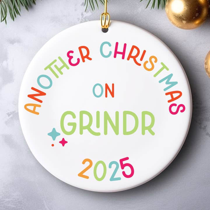 en till jul på grindr prydnad för wholesale av Square Peggy