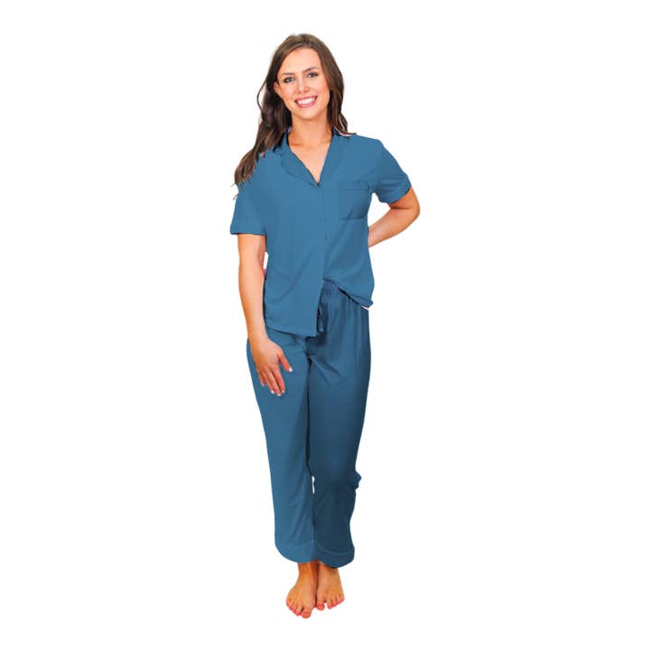 Denim Dreams Bamboo Pajama Set for wholesale by Jane Marie