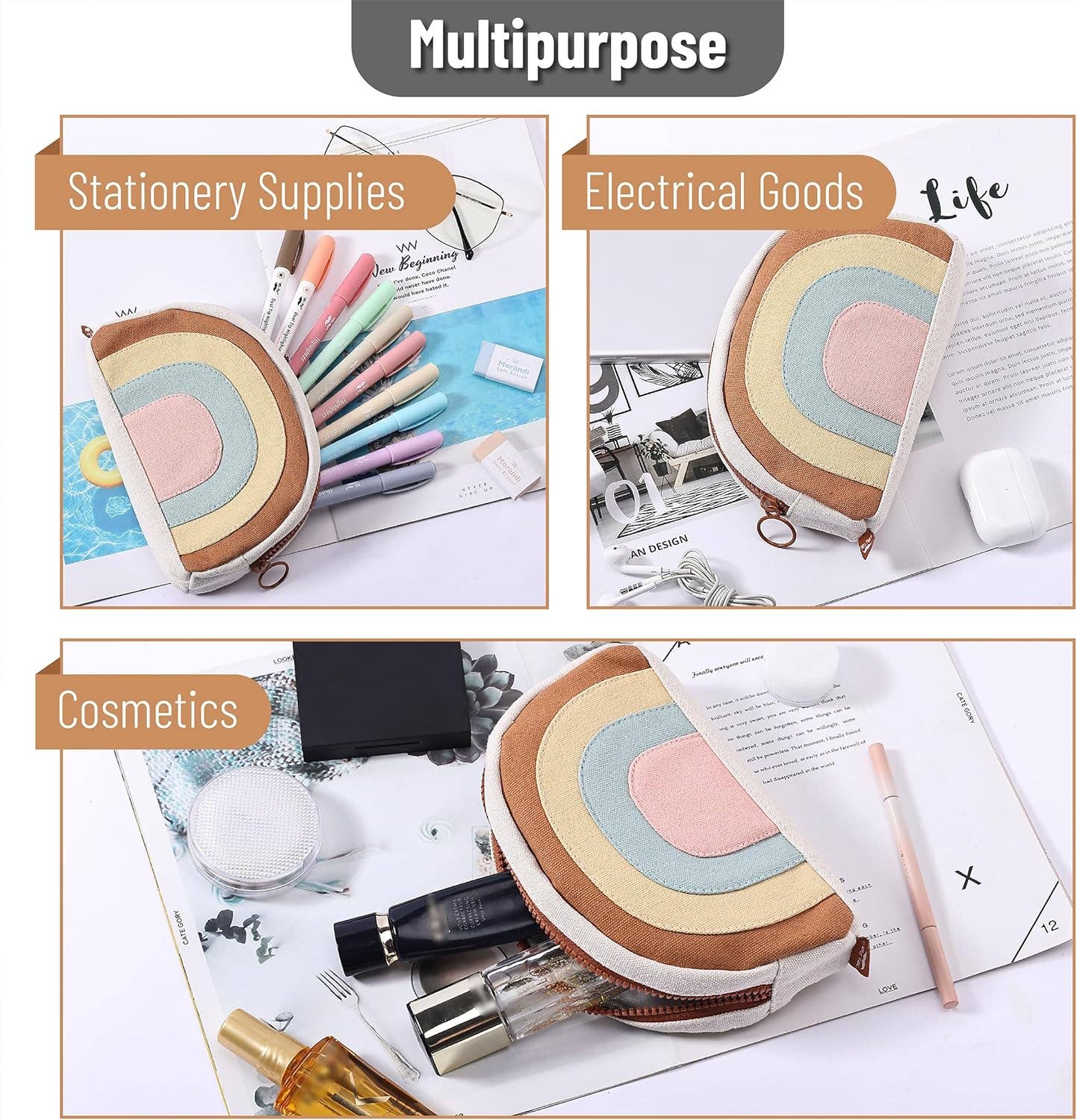 Mr. Pen - Vendita all'ingrosso Astuccio/portamatite - Astuccio per matite Mr. Pen boho - stile e funzionalità6