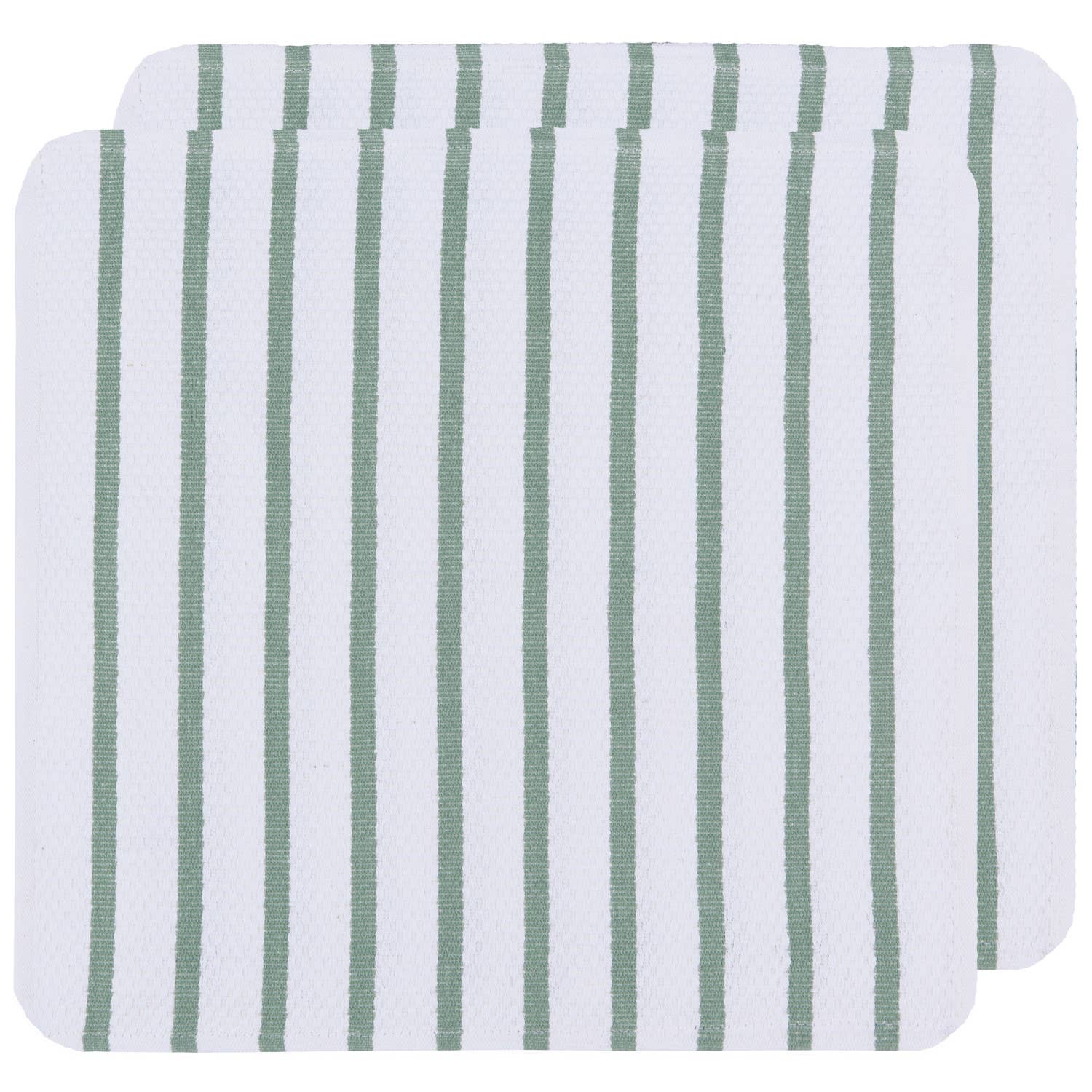 Now Designs by Danica - Wholesale Dishcloth - Basketweave Elm Green Dishcloths Set of 24