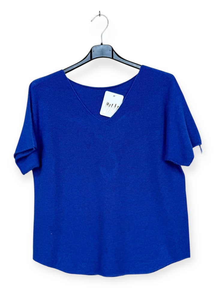 Lucky Nana - Wholesale Knit Top - Women's - AH 2203 - Soft Short-Sleeve Top24