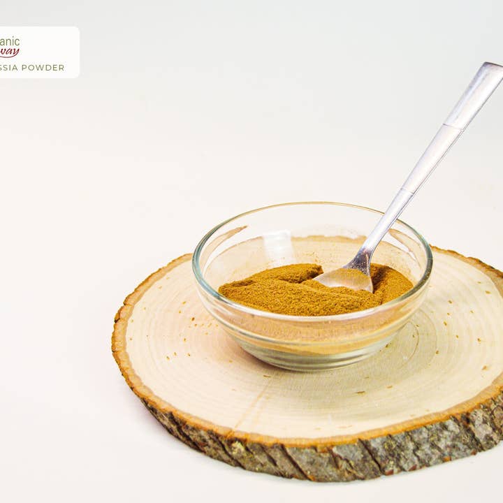 Organic Way LLC - Wholesale Dried spice - Premium Cinnamon Cassia Powder (Cinnamomum cassia) - Adds Flavour & Aroma | Kosher Certified | Vegan | Raw, Non GMO & Gluten Free | USDA Certified | Origin - India1