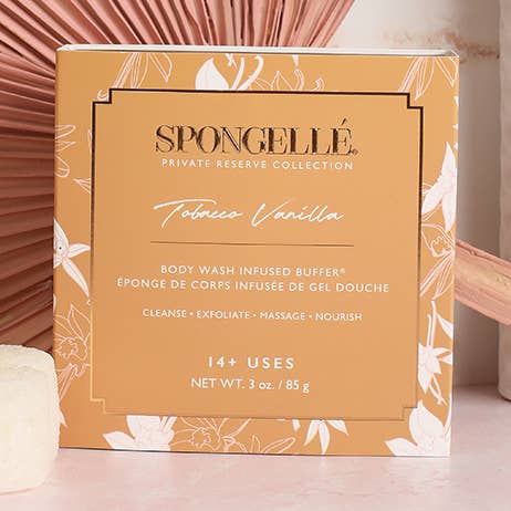 Spongellé | Christmas 2025 | Stocking Stuffers | Gifts - Wholesale Bath Pouf/Sponge - Tobacco Vanilla Boxed Flower0