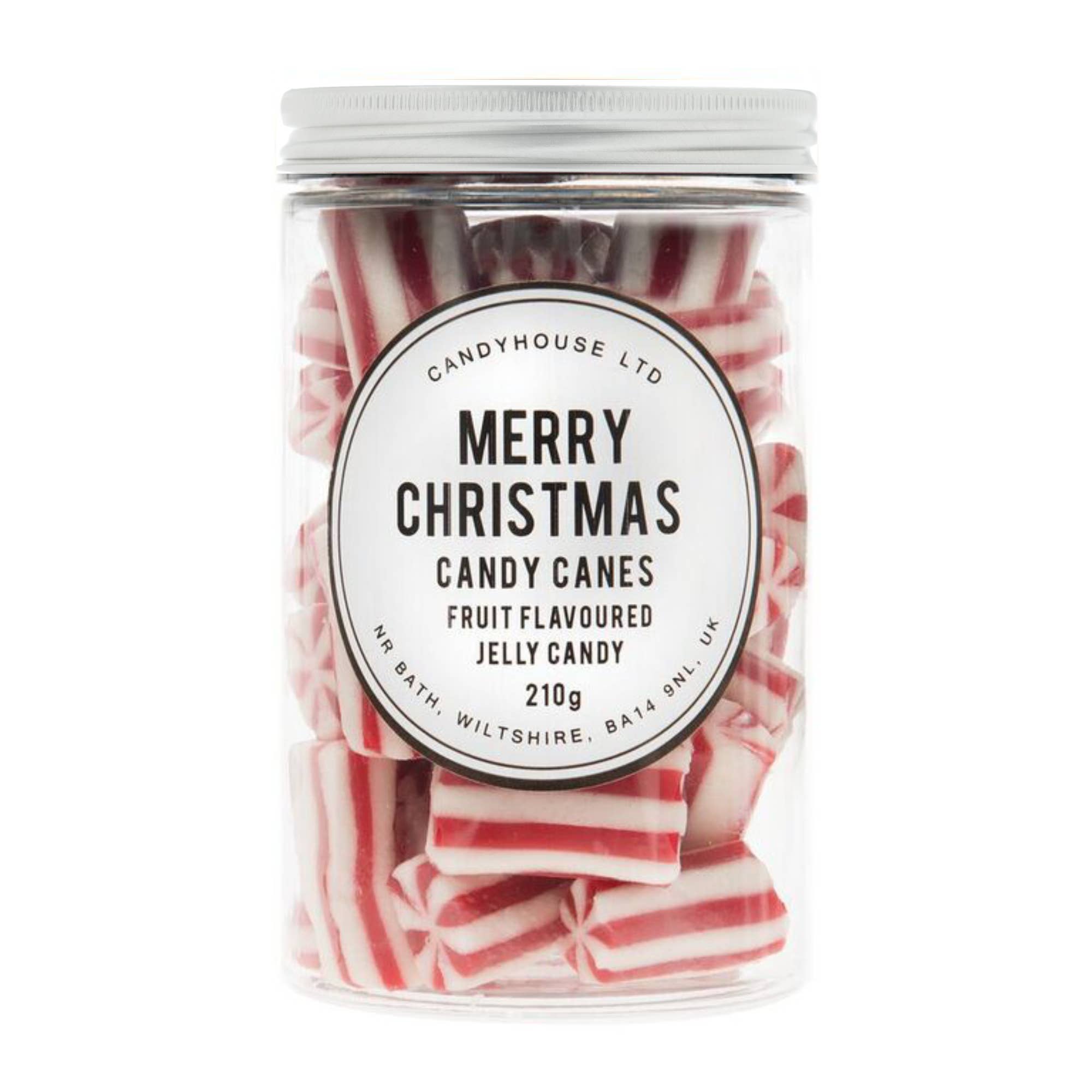 Candyhouse Ltd – wholesale Gummy – Candy Canes In Tall Jar1