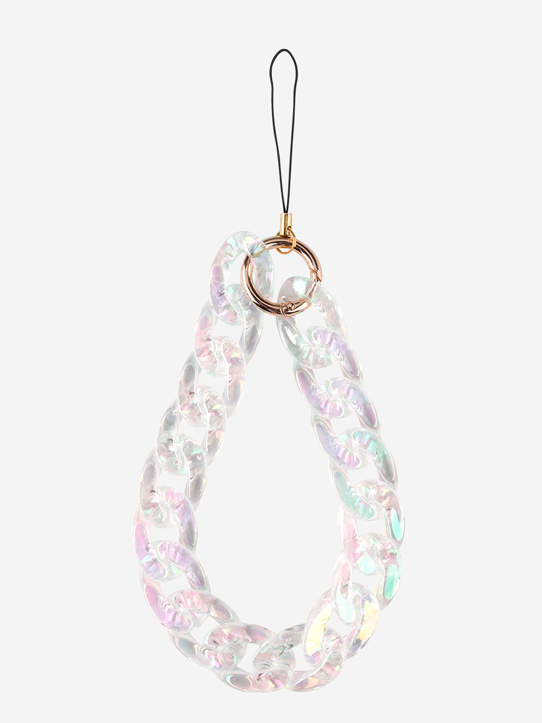 Ellie Rose - Wholesale Phonecase Strap - Phone Charm - Clear Holographic1