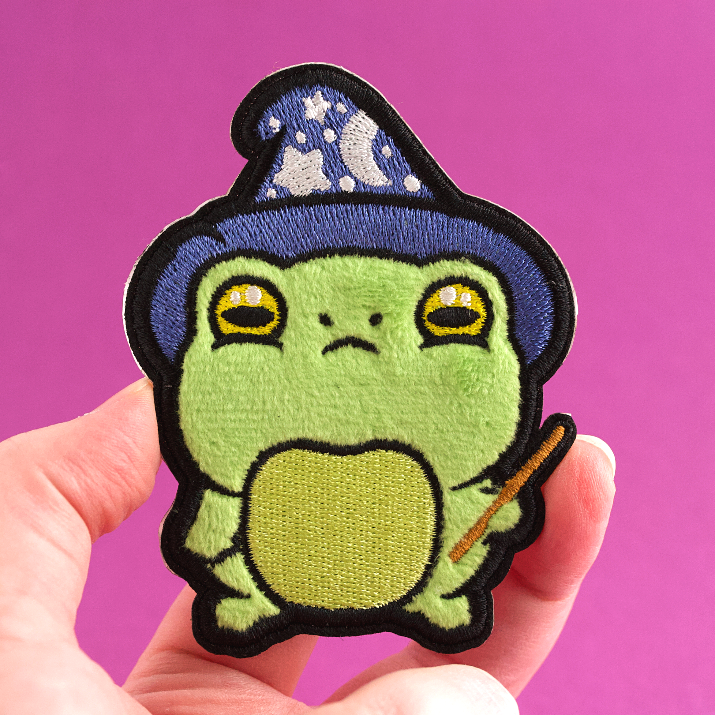 LuxCups Creative – wholesale Patch – Frog Magic Fuzzy Patch3