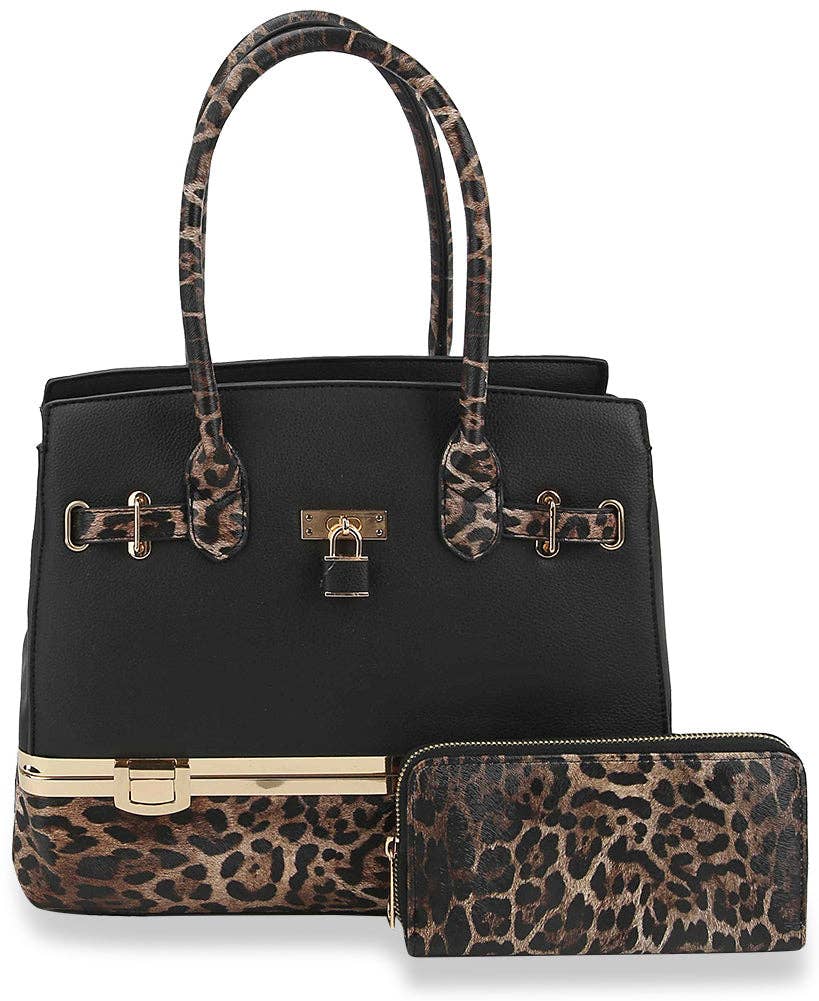 Handbag Express - Wholesale Tote Bag - Women's - Metal Frame Tote Handbag Set2