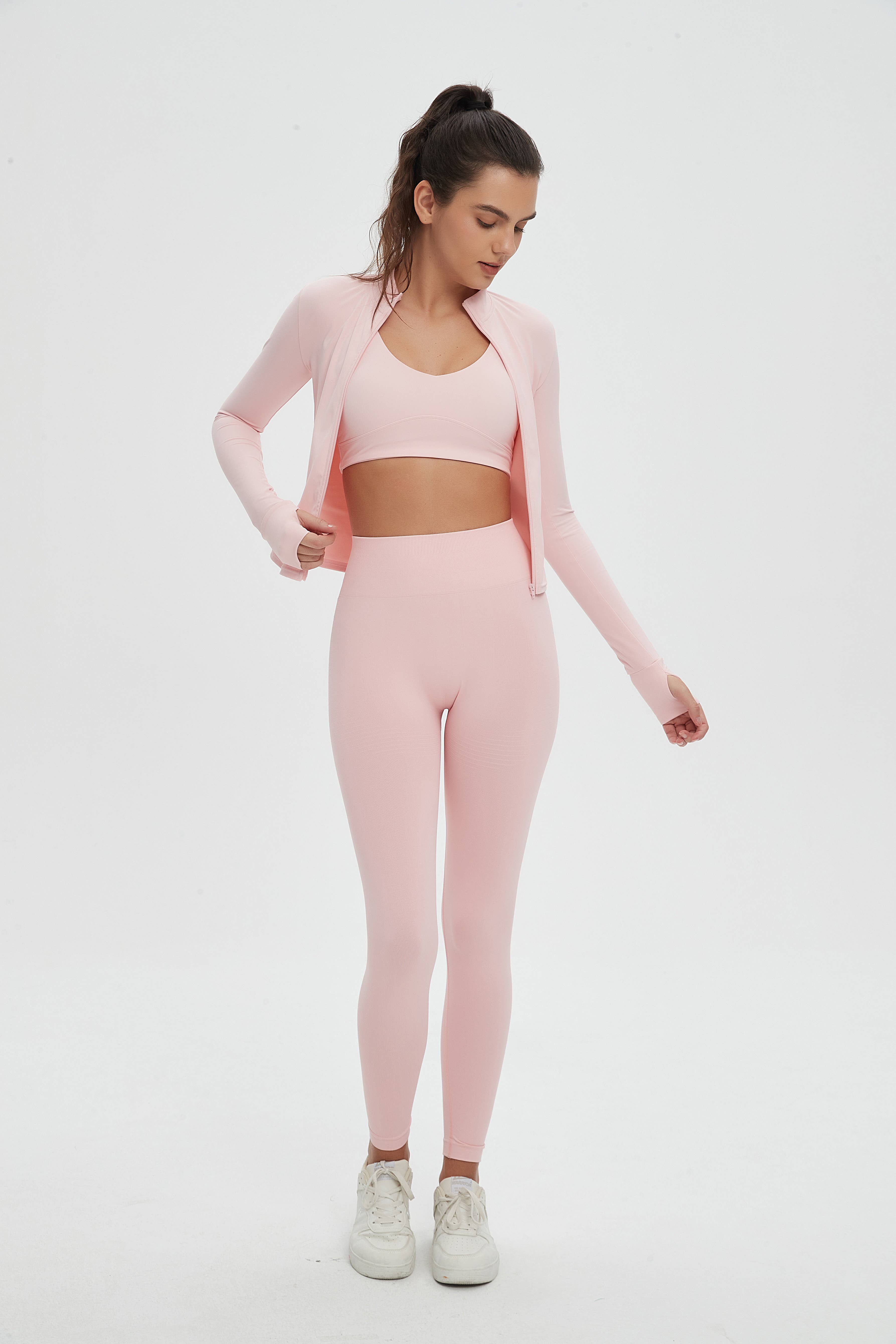 Mantra Active – Großhandel Sport-/Lounge-Leggings – Damen – Camilia Nahtlose Rippstrick-Leggings mit hohem Bund15