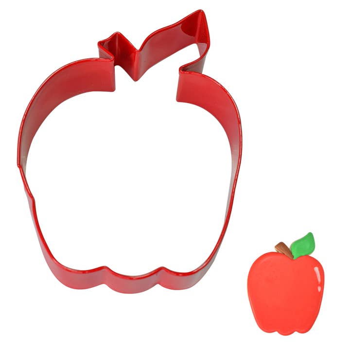 Apple Cookie Cutter (Red, 4") for wholesale by R&M International
