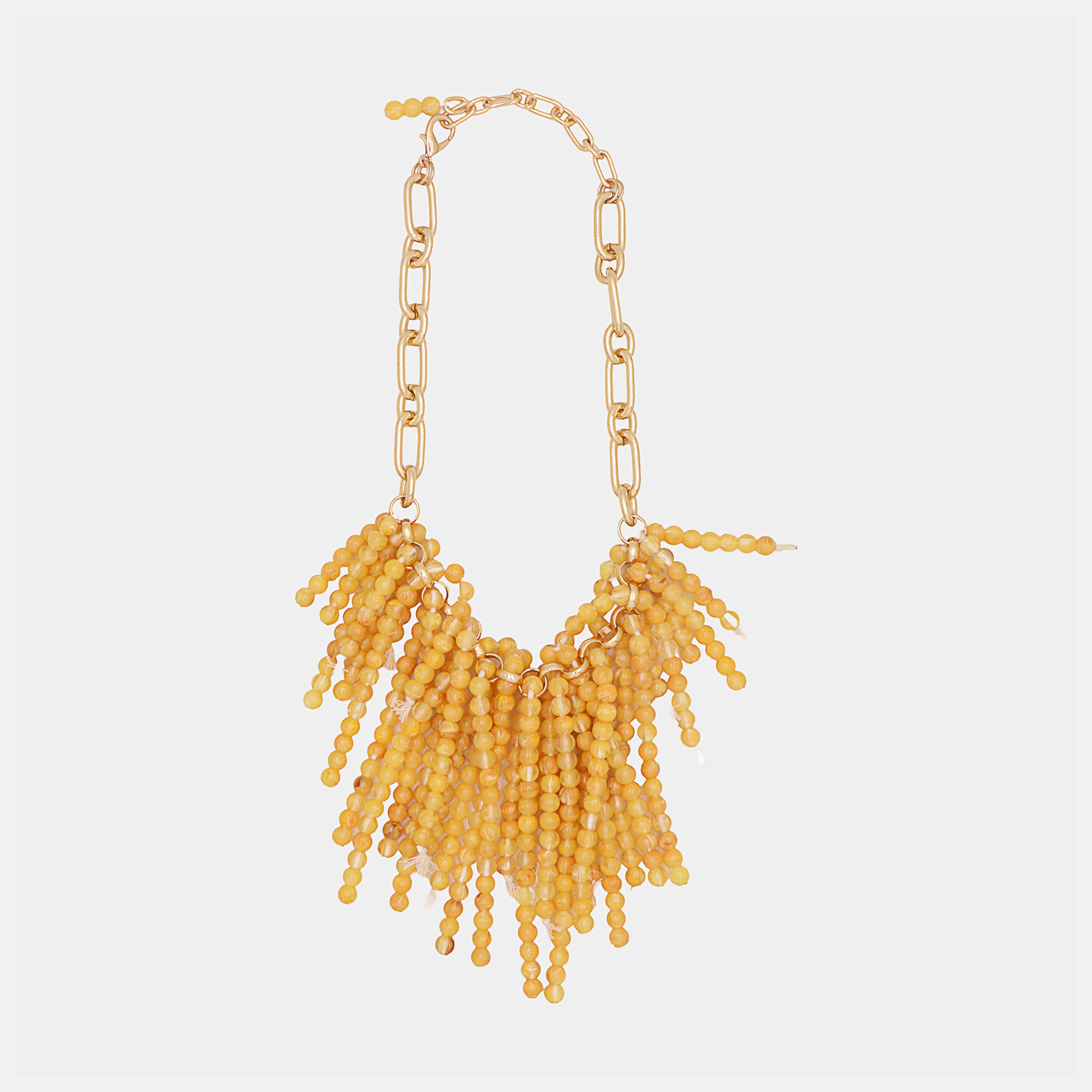 VIVIANA MODA - Wholesale Pendant/Charm Necklace - Sophisticated Short Cascading Beaded Necklaces3