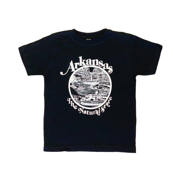 T-shirt rétro Arkansas Natural State pour jeunes pour la vente par AR-T's