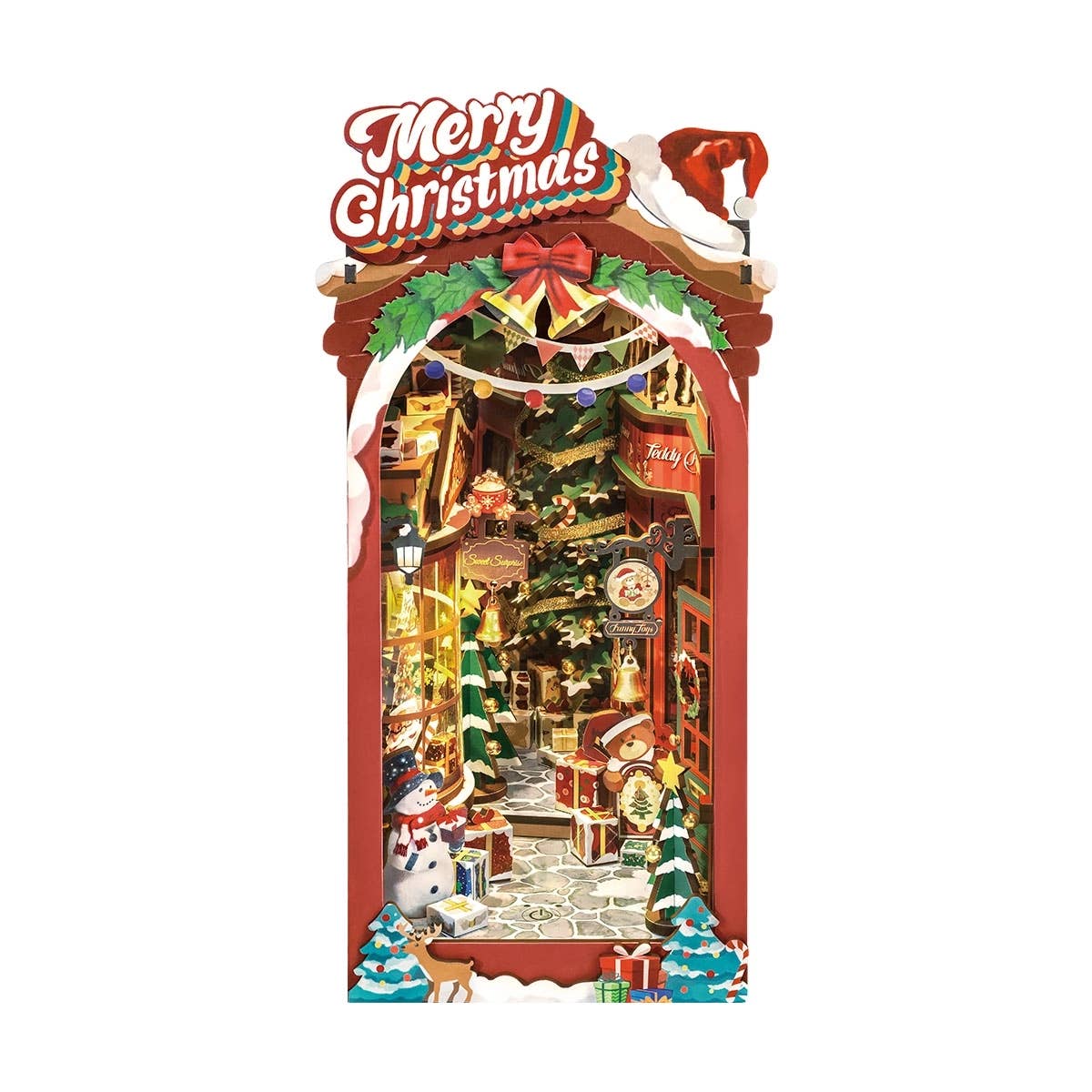 Hands Craft - Wholesale Puzzle - Kids - DIY Book Nook Kit: Christmas Street1