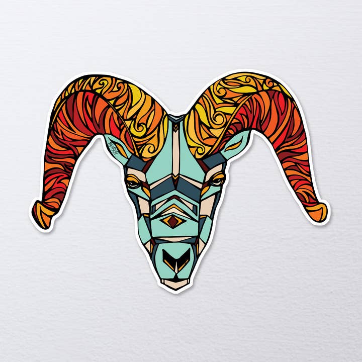 Bighorn Sticker for wholesale by Kylee Firlit Creative