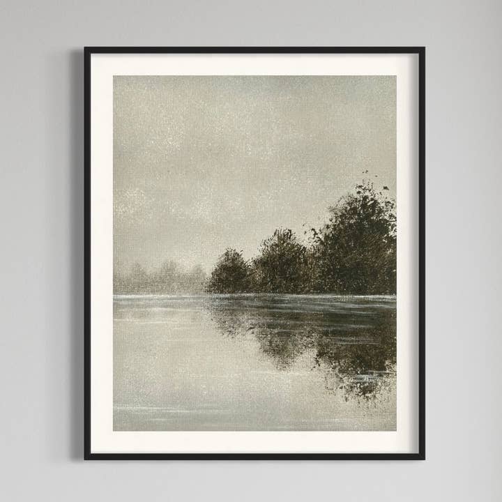 "Perfect Peace No.4” Landscape Art Print for wholesale by Dianne George Art