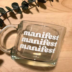 Manifestation Beer can glass Crystal Coffee Cup