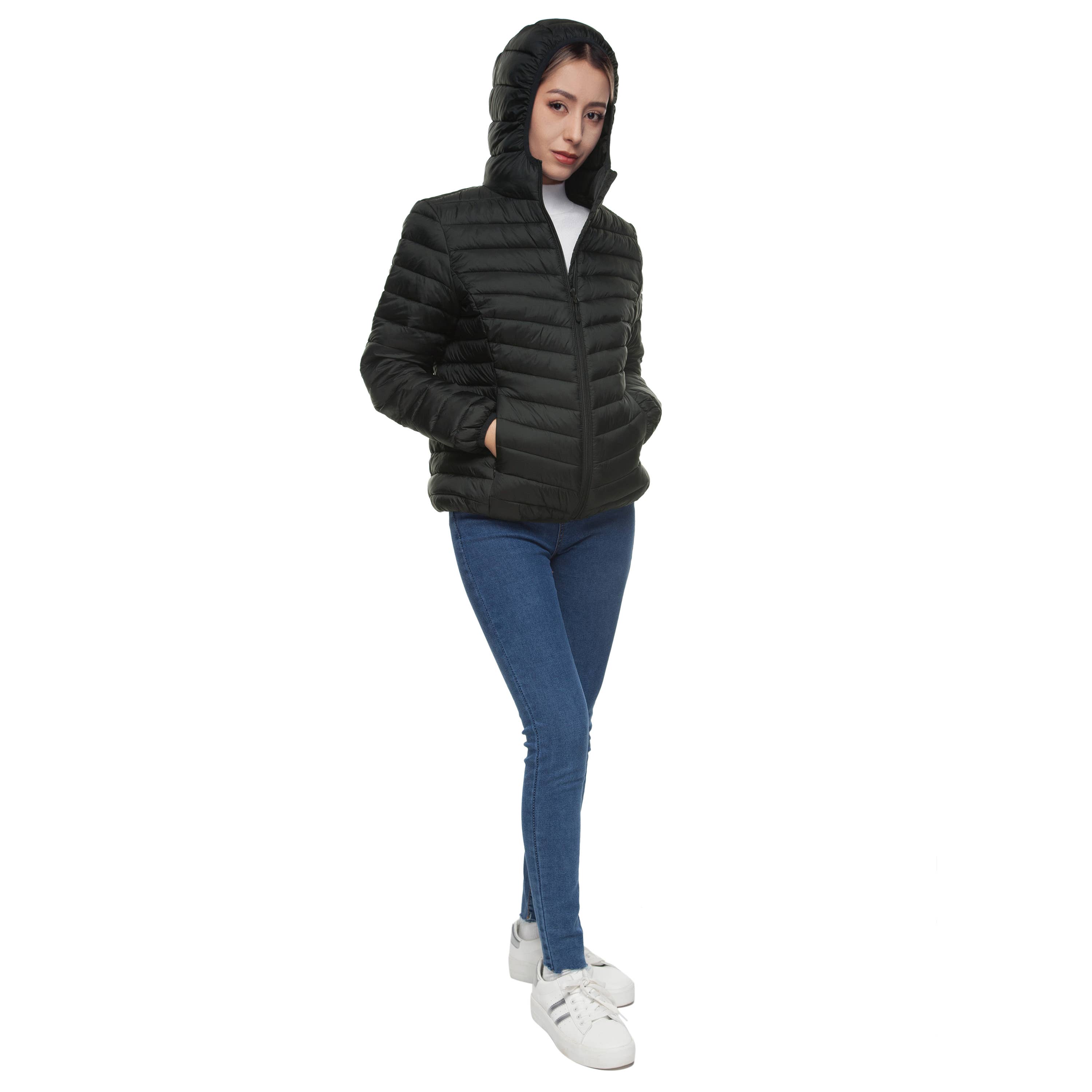 Rokka & Rolla - Wholesale Puffer Jacket - Women's - Women's Light Packable Puffer Jacket15