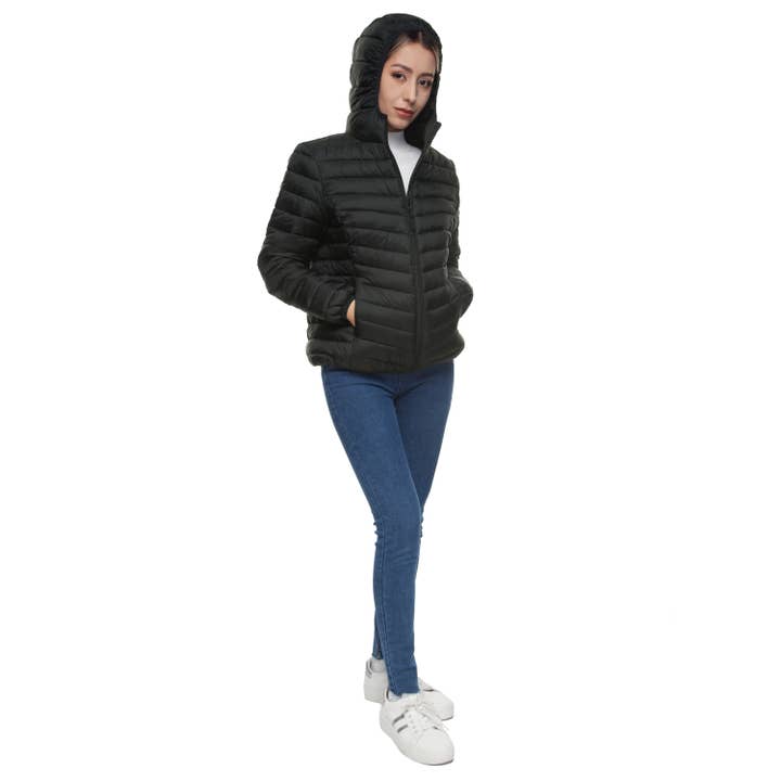 Rokka & Rolla - Wholesale Puffer Jacket - Women's - Women's Light Packable Puffer Jacket15
