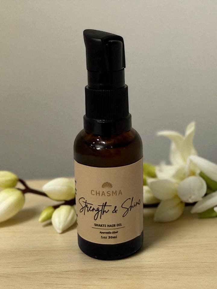 Huile Capillaire Force & Brillance 30mL pour la vente par Chasma Skin