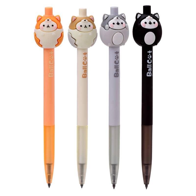 Puckator EU – wholesale Penna – Söt evighetspenna med kattmotiv1
