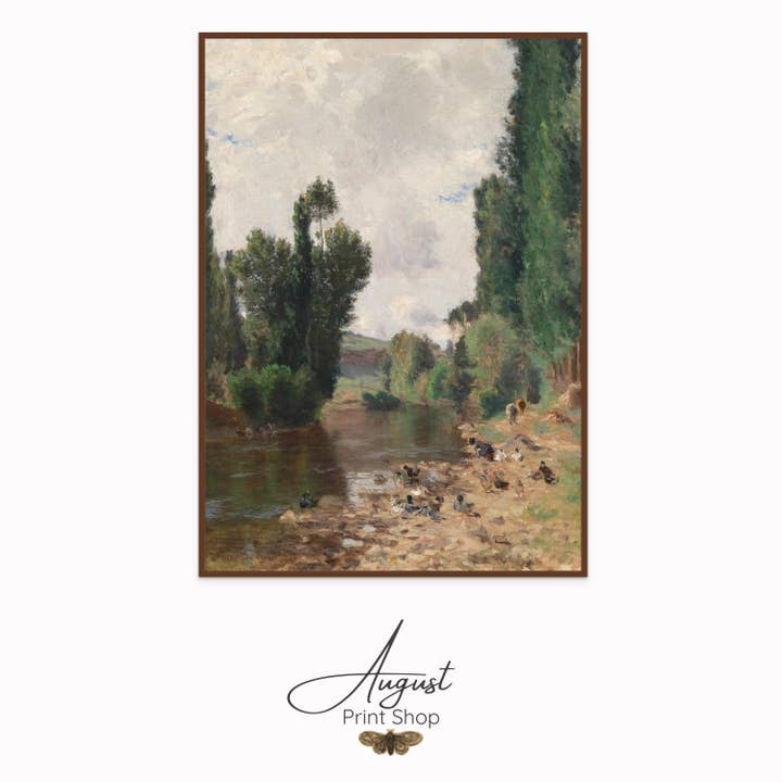 Duck River Bank for wholesale by August Print Shop