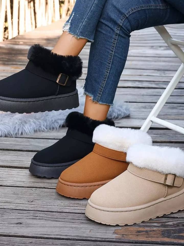 Rundtåiga platåstövlar för wholesale av ClassiQ