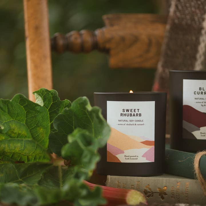 Ocoee House – wholesale Jar/filled candle – Sweet Rhubarb, Organic & Vegan Scented Candle | Ocoee House9