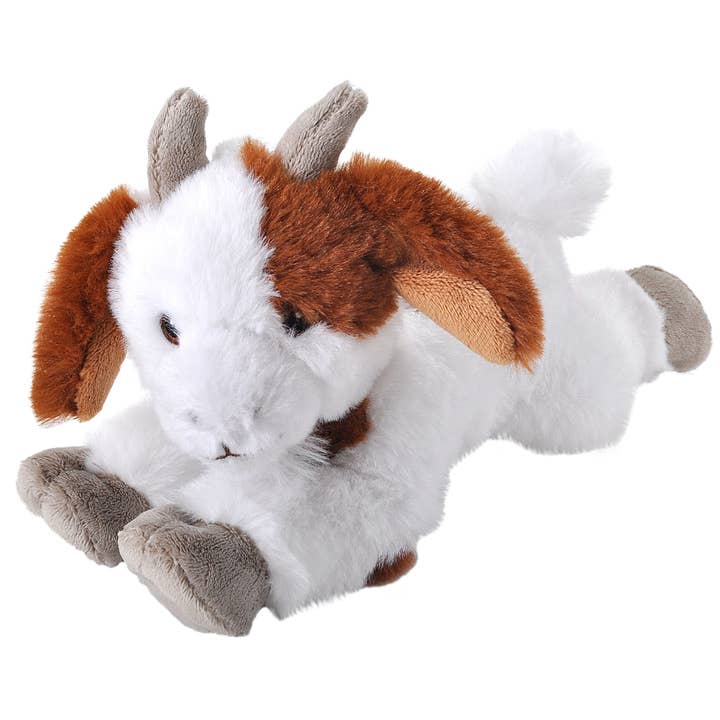 Ecokins-Mini Goat Stuffed Animal 8" for wholesale by Wild Republic
