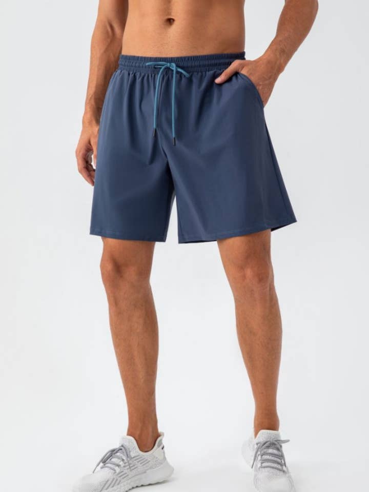 Active by Anna-Kaci - Wholesale Athletic shorts – Men's - Lightweight Athletic Training Shorts with Elastic Waistband4