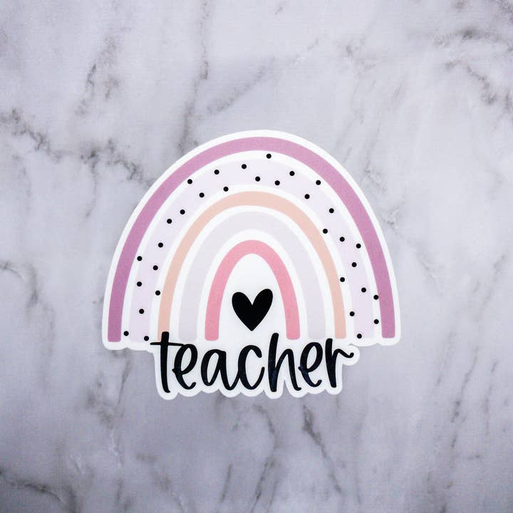 Lærer Rainbow Sticker for engroshandel hos MaMarie & Co.