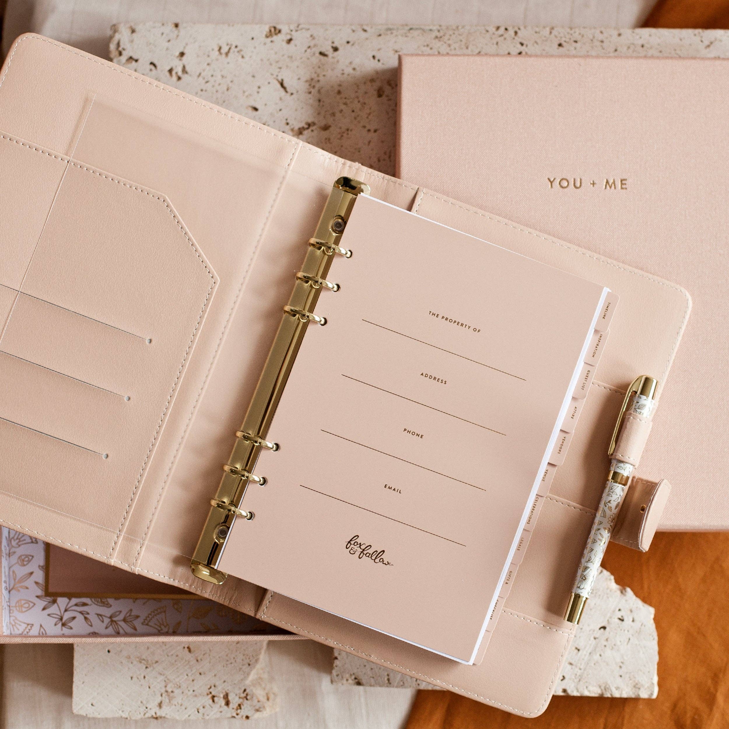 Fox & Fallow - Wholesale Planner - Wedding Planner Luxe Edition - Nude3
